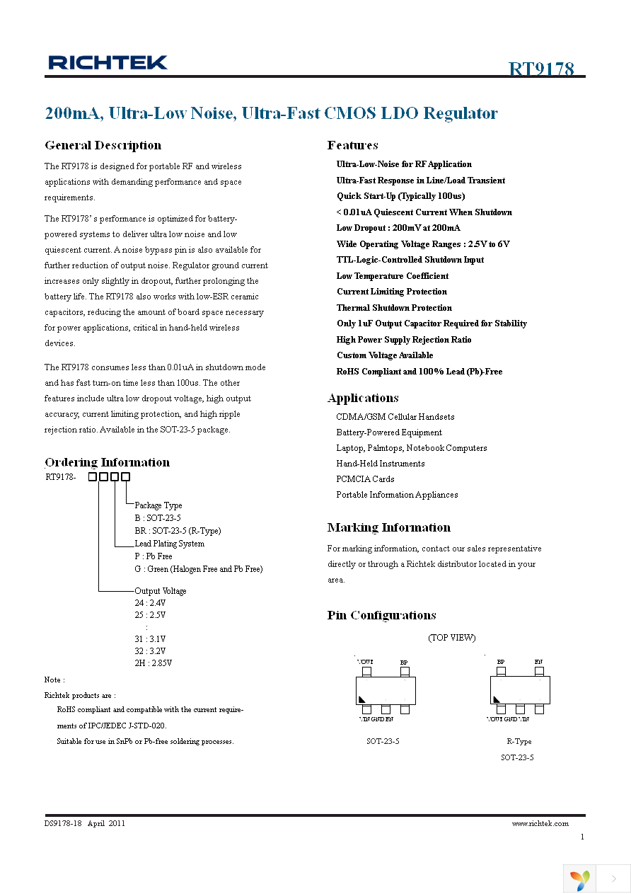 RT9178-25GB Page 1