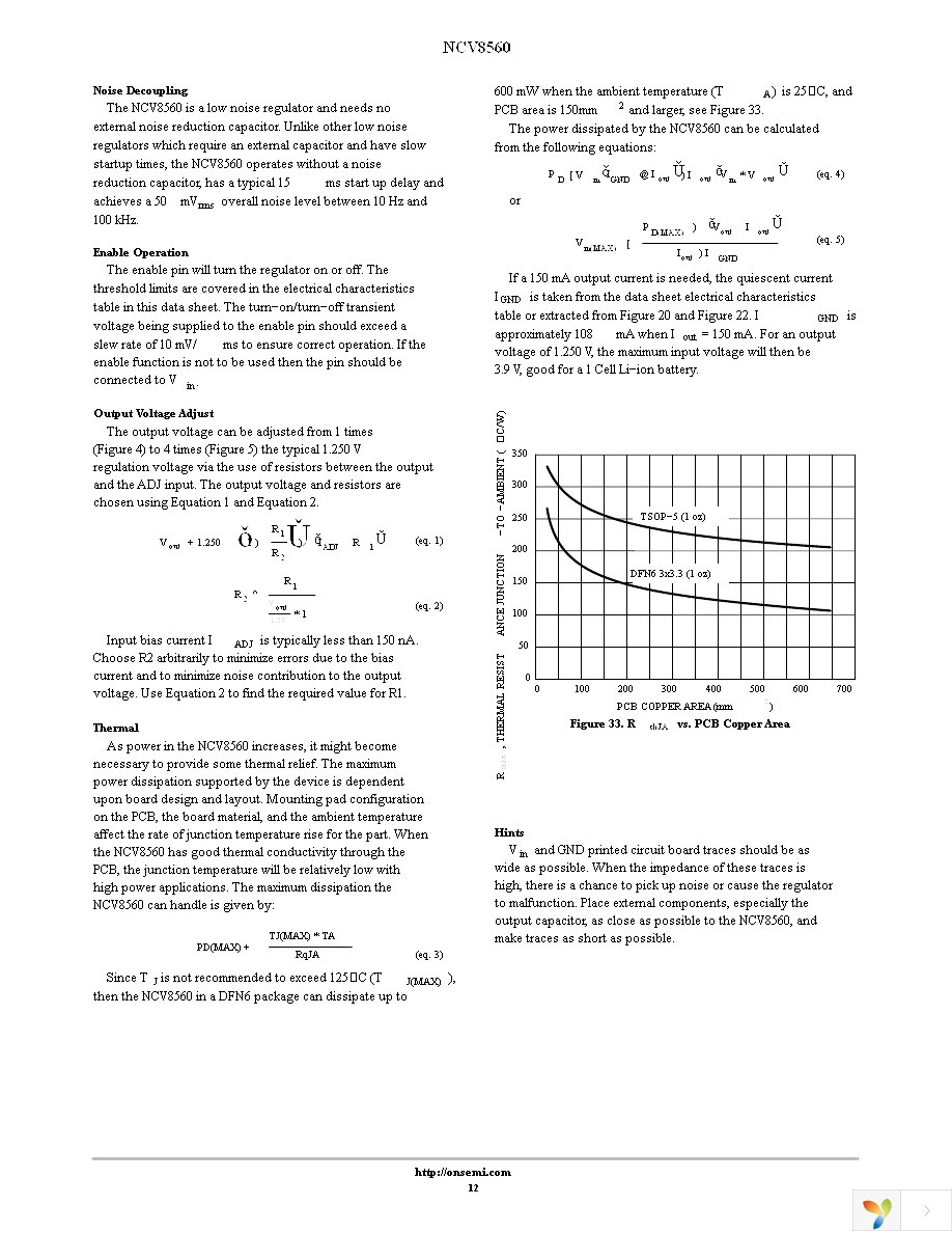 NCV8560SN130T1G Page 12