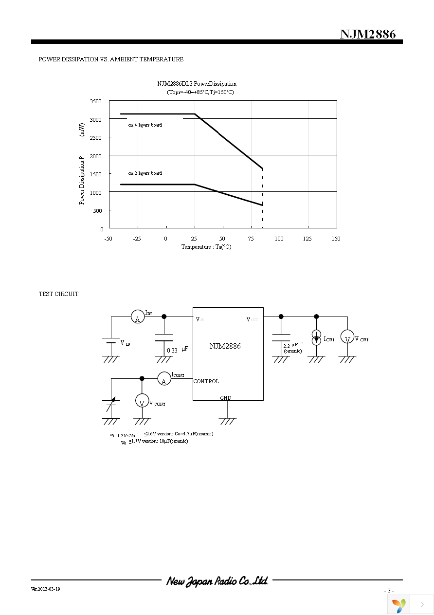 NJM2886DL2-33-TE1 Page 3