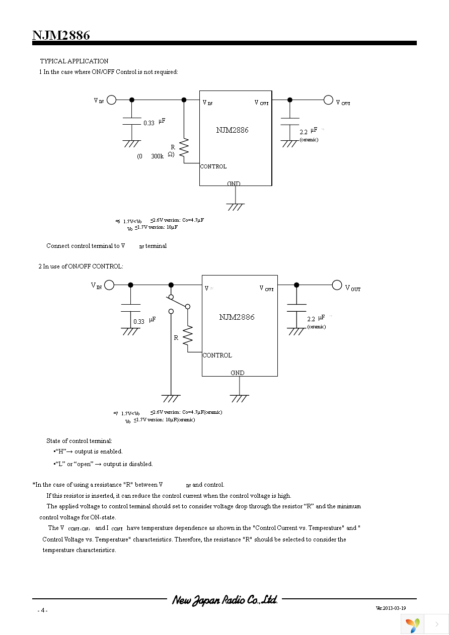 NJM2886DL2-33-TE1 Page 4