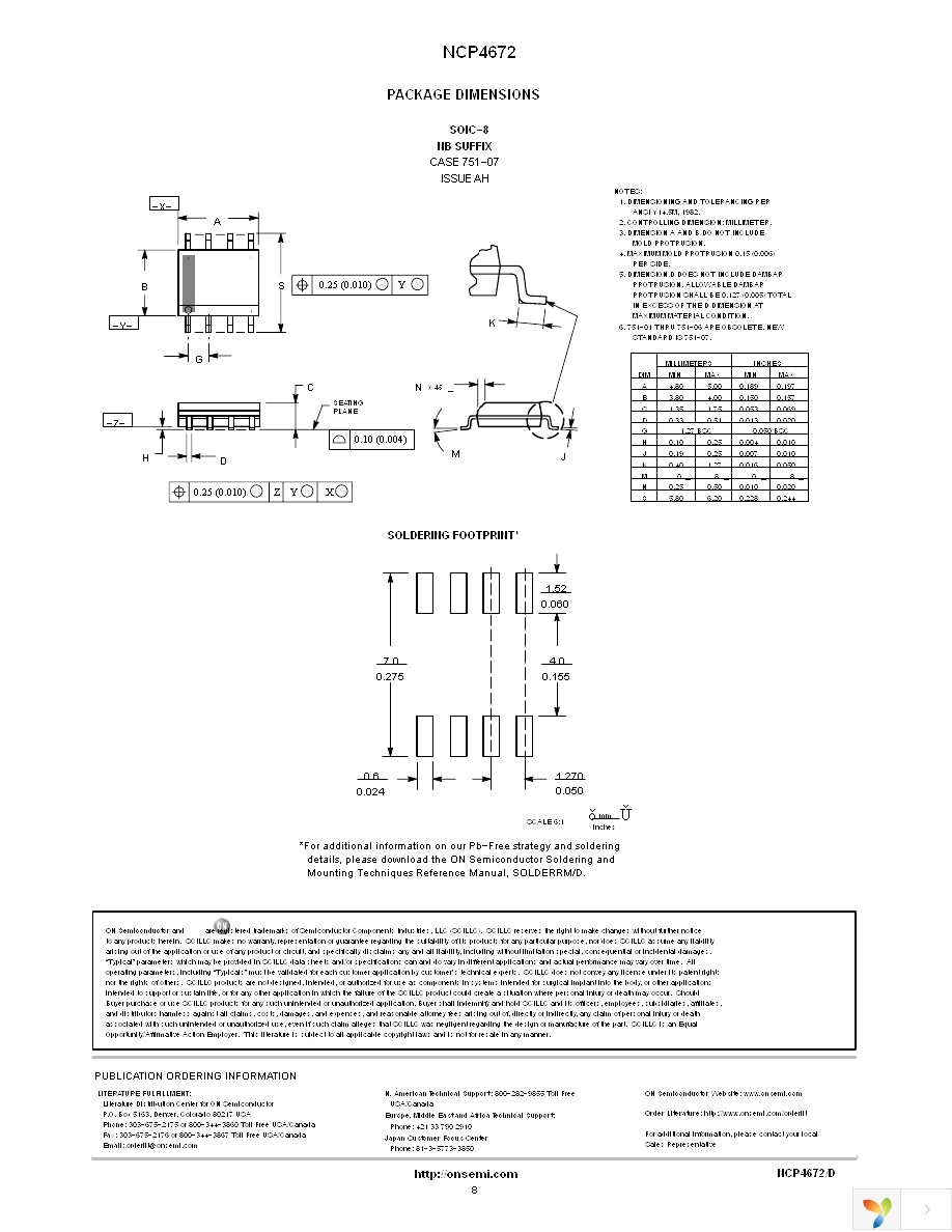 NCP4672DR2G Page 8