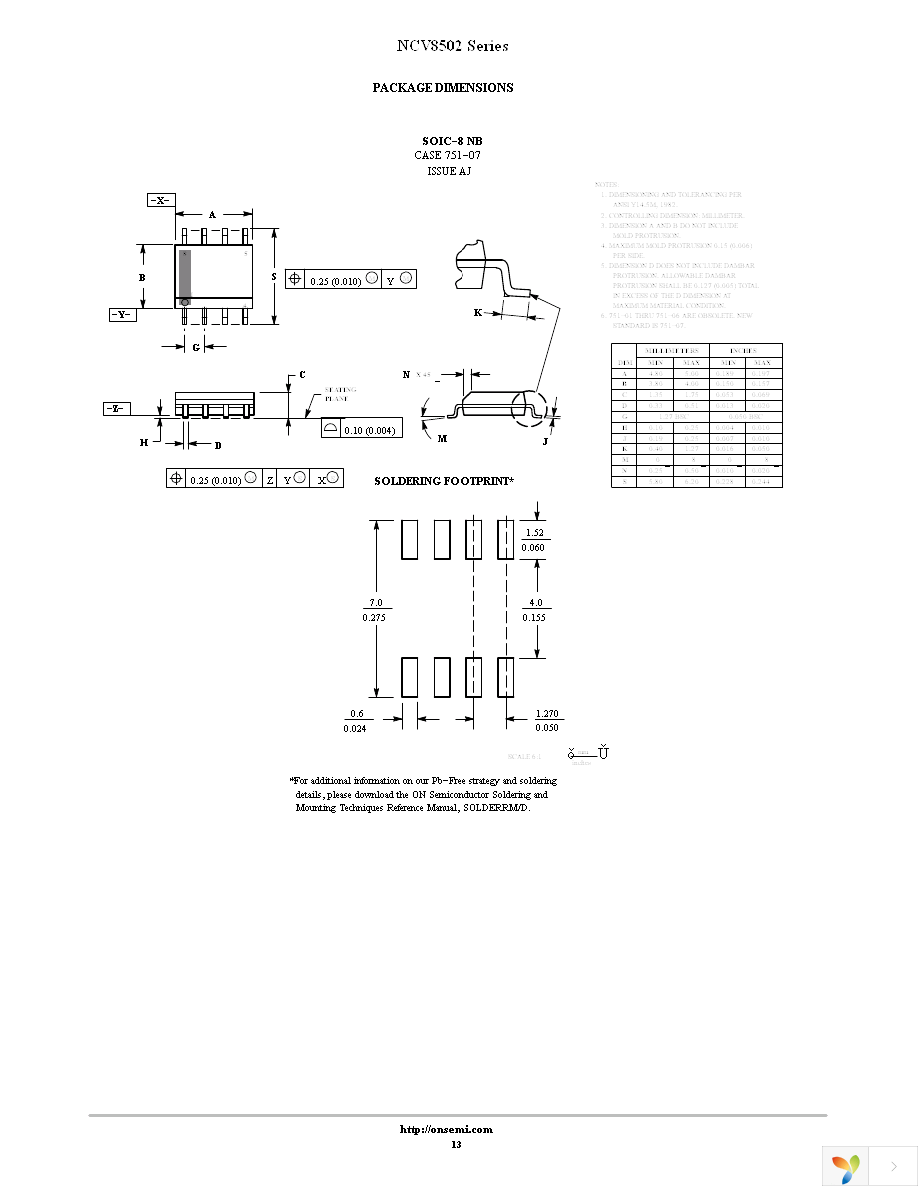 NCV8502D100R2G Page 13