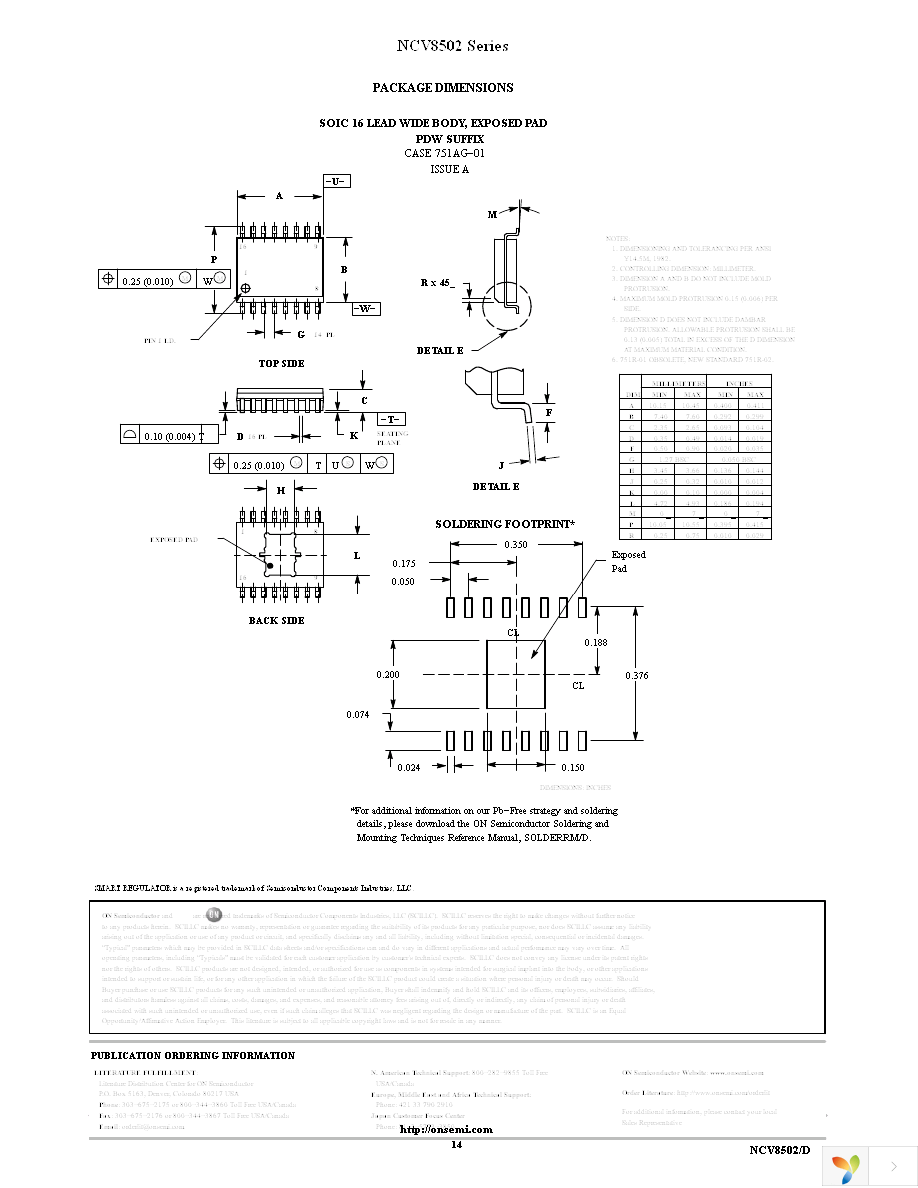 NCV8502D100R2G Page 14