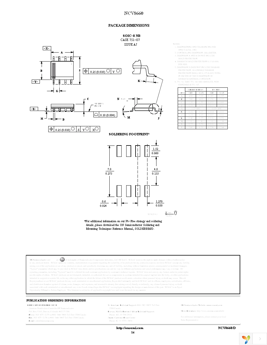 NCV86601D50R2G Page 14