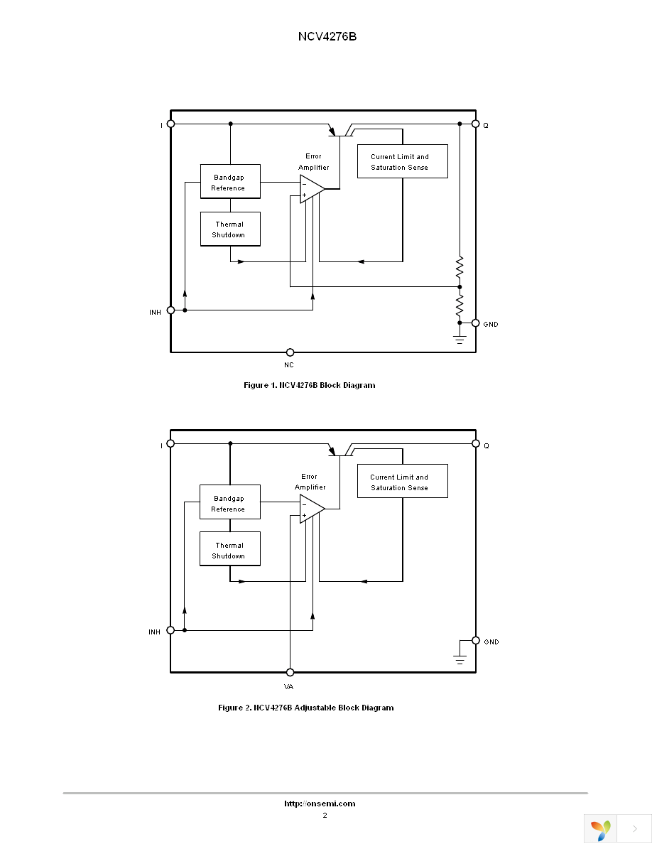 NCV4276BDS33R4G Page 2