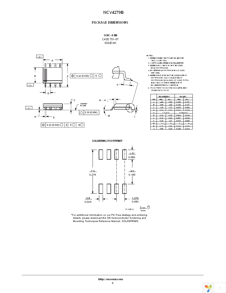 NCV4279BDWR2G Page 9