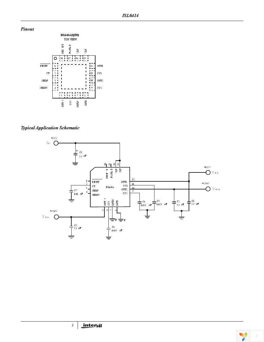 ISL6414IRZ-TK Page 2