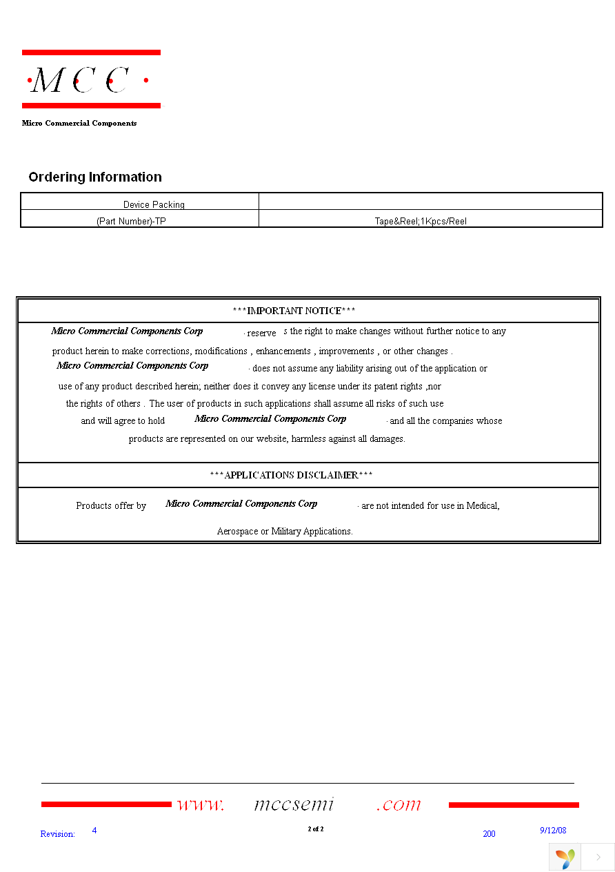 MC78L09F-TP Page 2