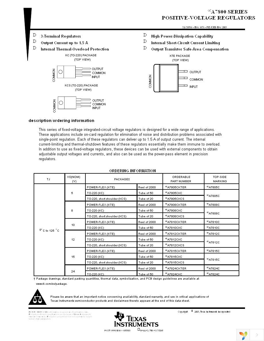 UA7808CKC Page 1