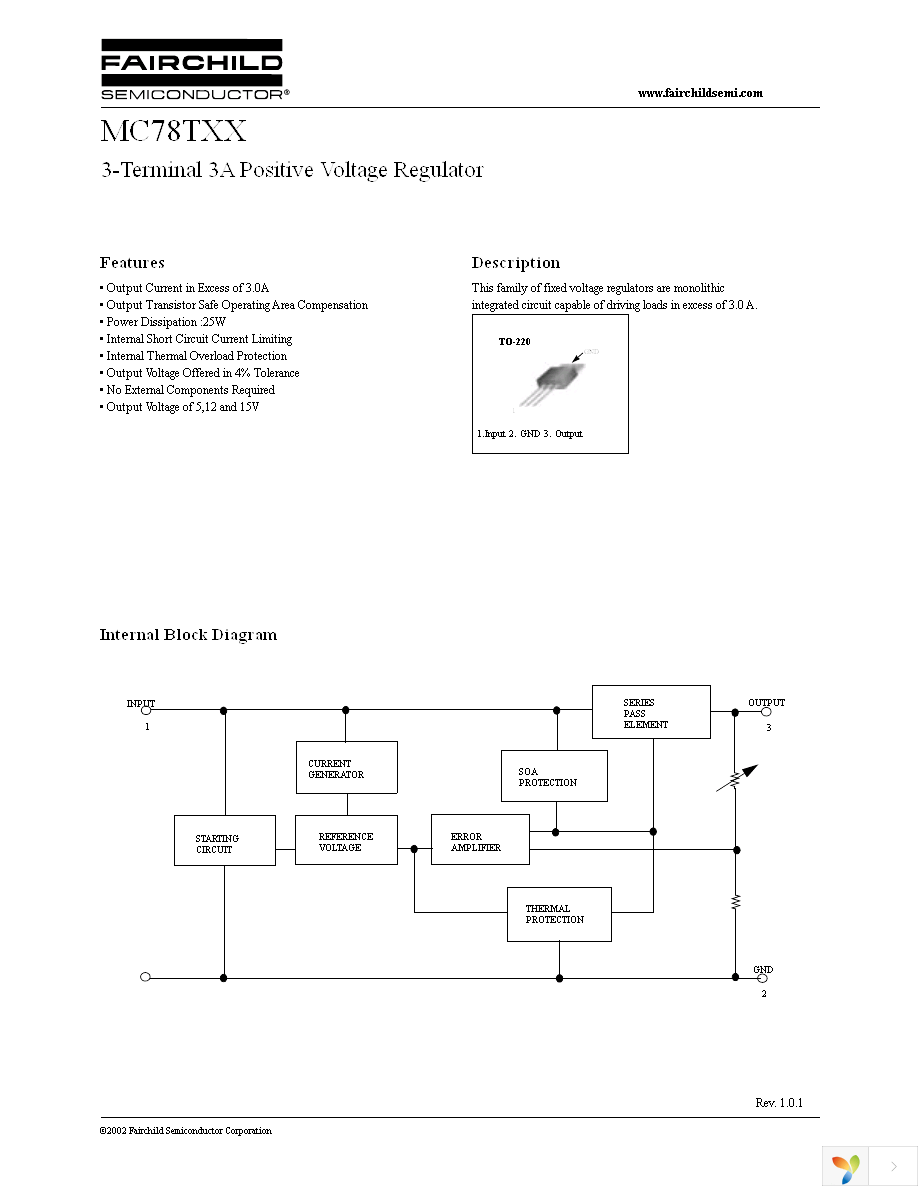 MC78T05CT Page 1