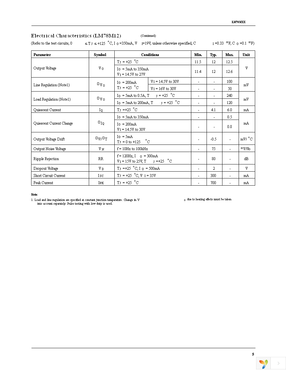 LM78M12CT Page 5