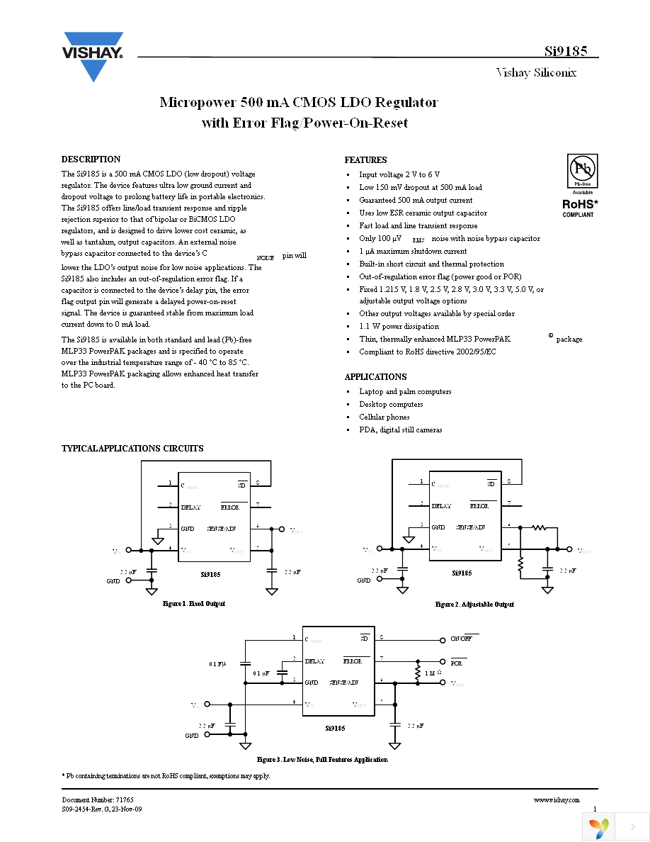 SI9185DMP-12-T1-E3 Page 1