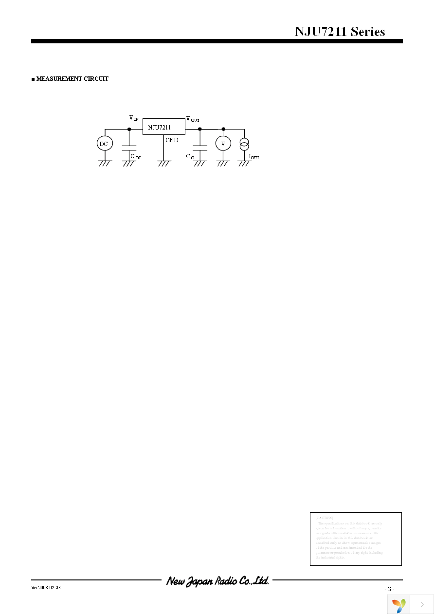 NJU7211L30 Page 3