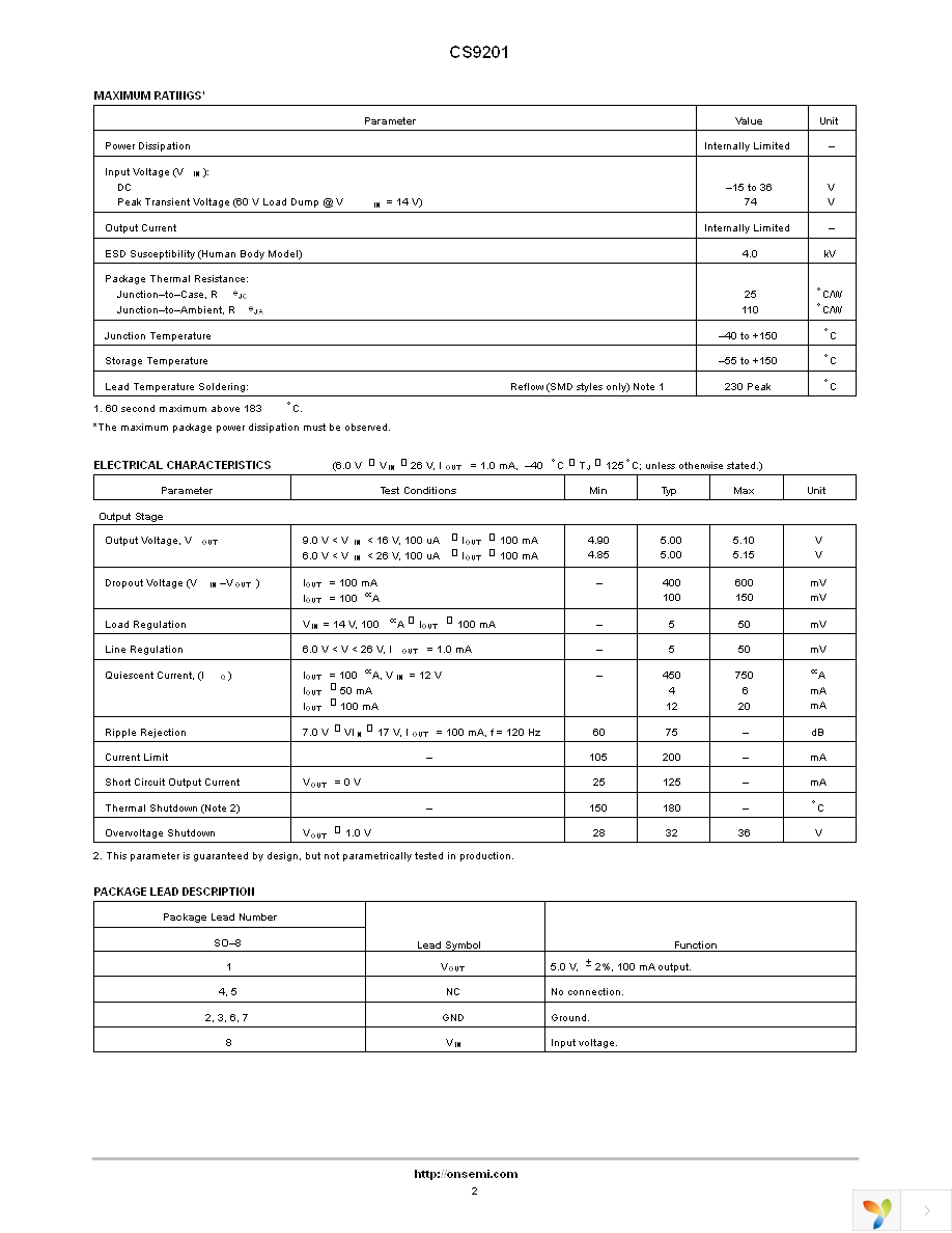 CS9201YDFR8 Page 2