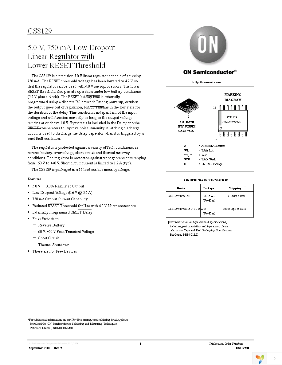 CS8129YDWR16 Page 1