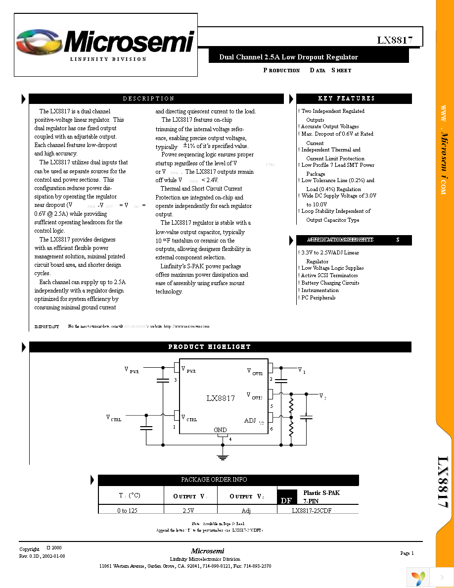 LX8817-25CDF Page 1