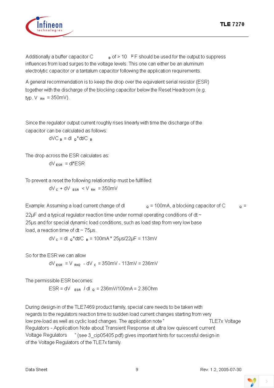 TLE7270G Page 9