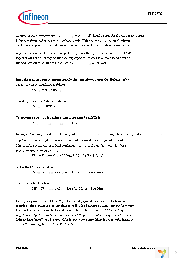 TLE7276G Page 9