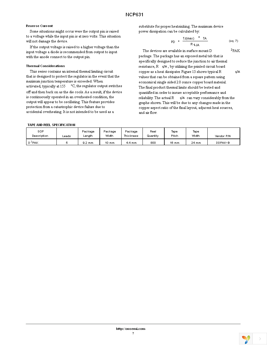 NCP631GD2T Page 7