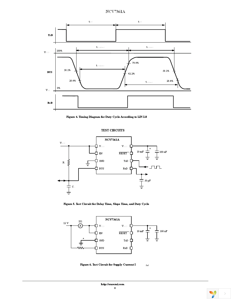 NCV7361ADG Page 8