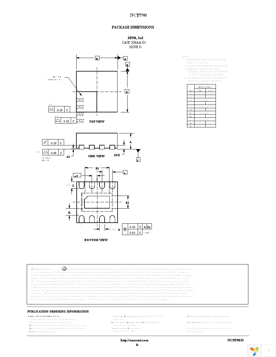 NCP590MNADR2G Page 11