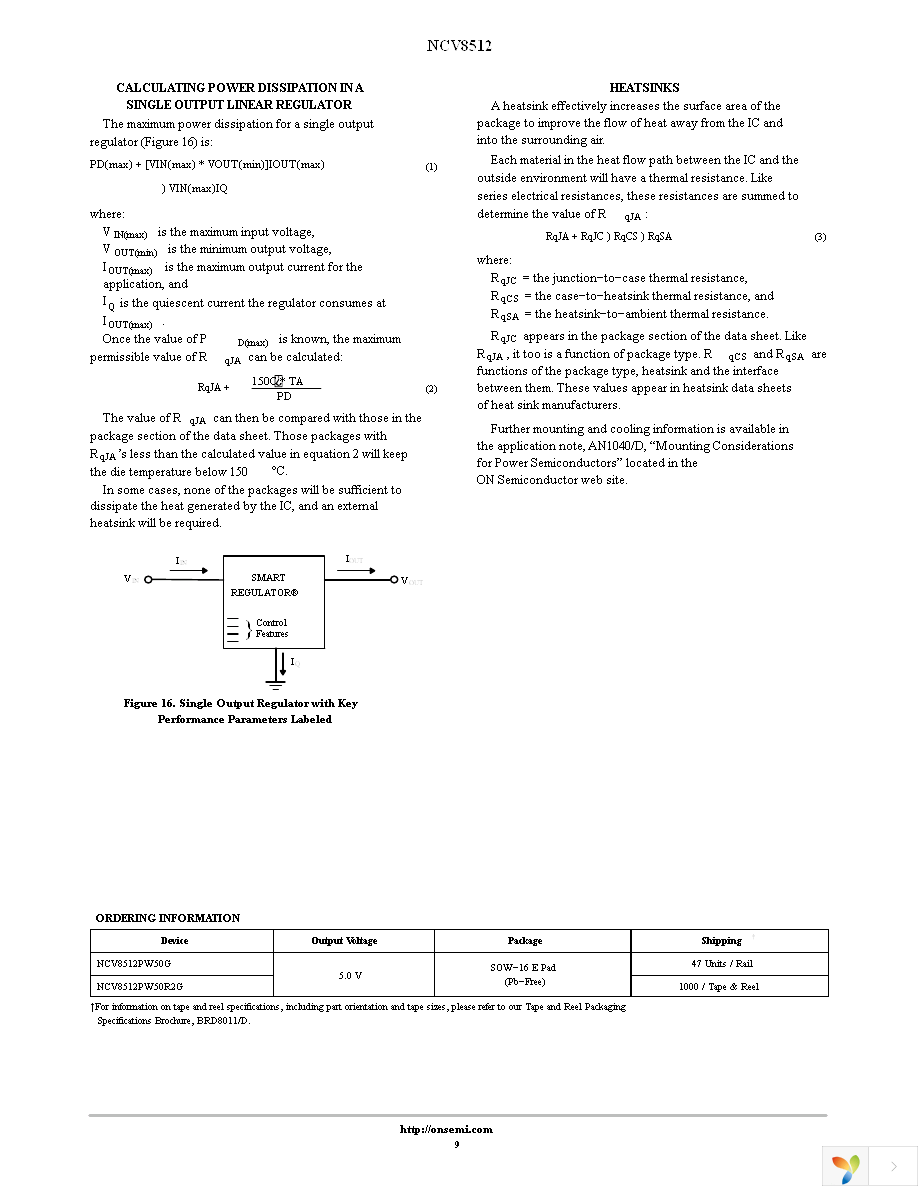 NCV8512PW50G Page 9