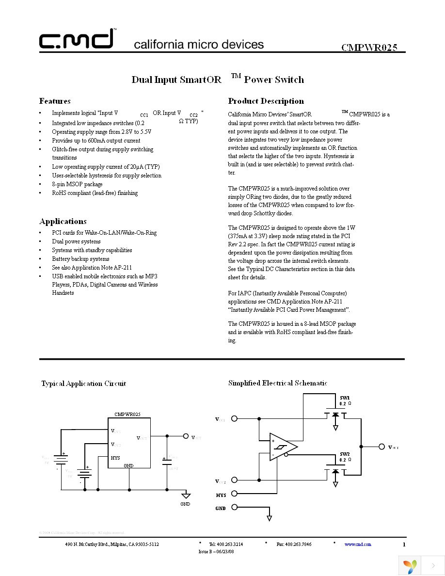 CMPWR025R Page 1