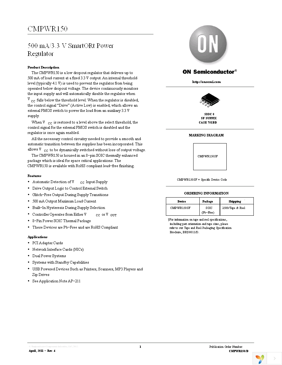 CMPWR150SF Page 1