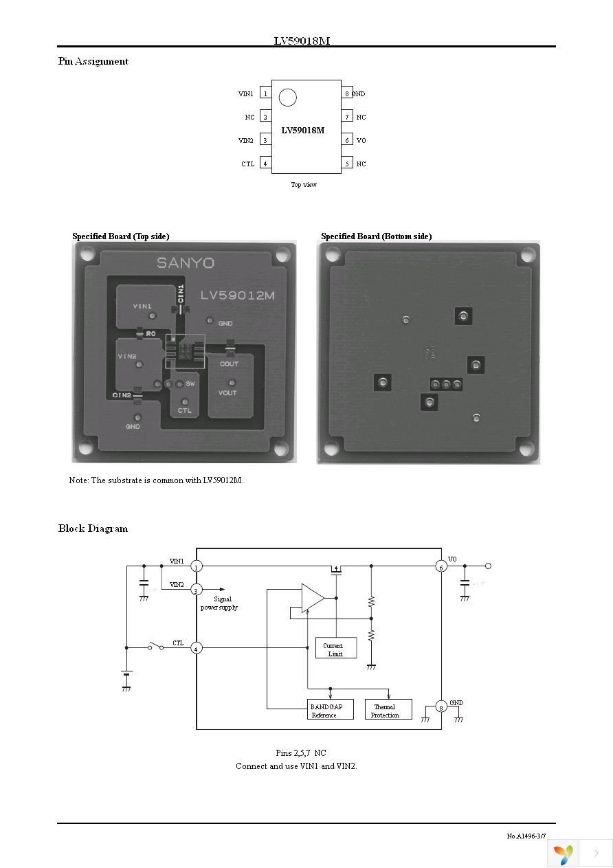 LV59018M-TLM-H Page 3