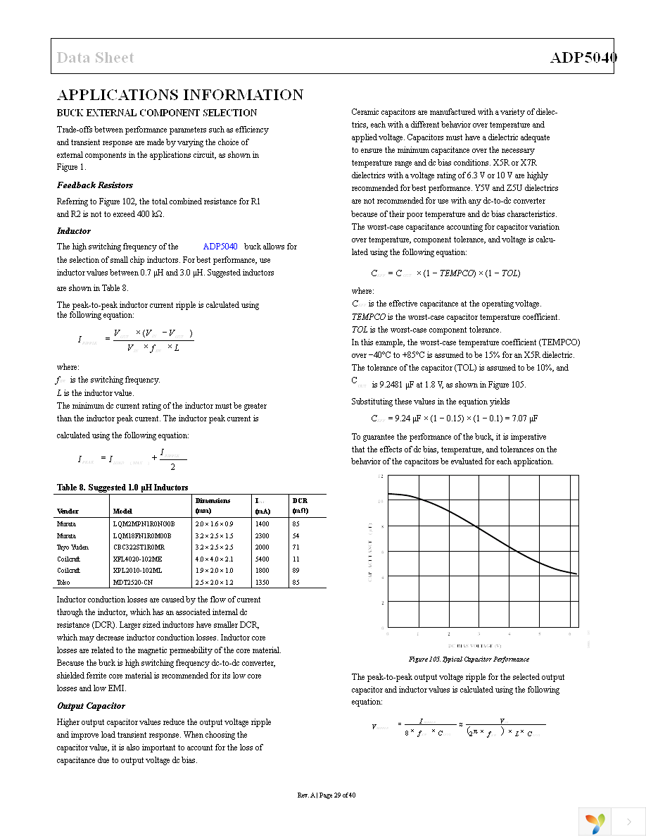 ADP5040ACPZ-1-R7 Page 29