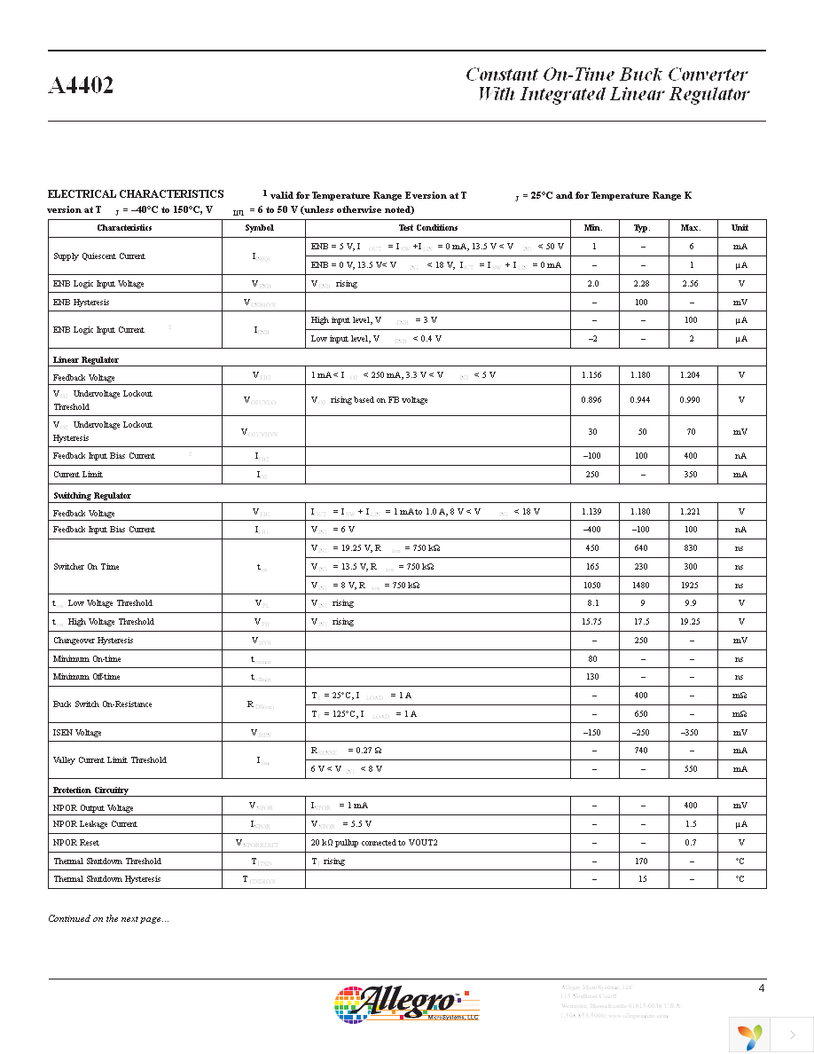 A4402KLPTR-T Page 4