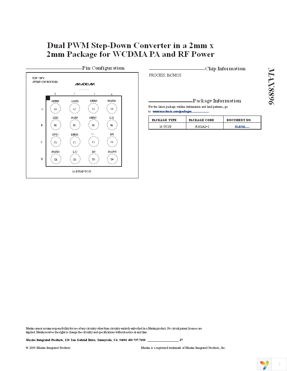 MAX8896EREE+T Page 17