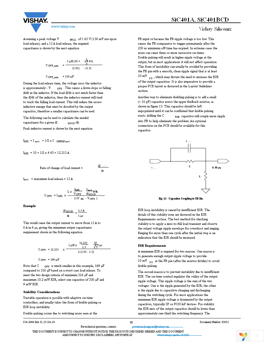 SIC401ACD-T1-GE3 Page 21