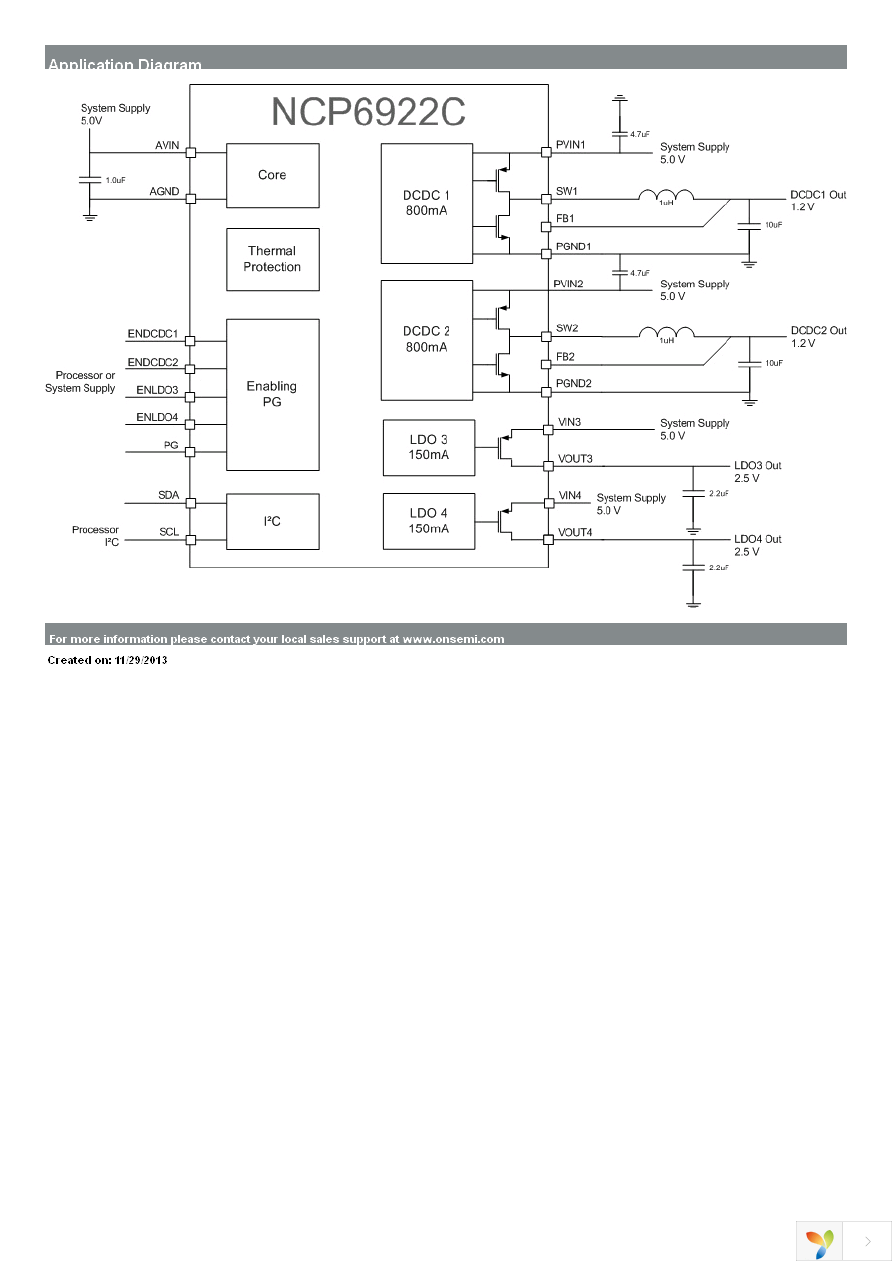 NCP6922CBMTTXG Page 2