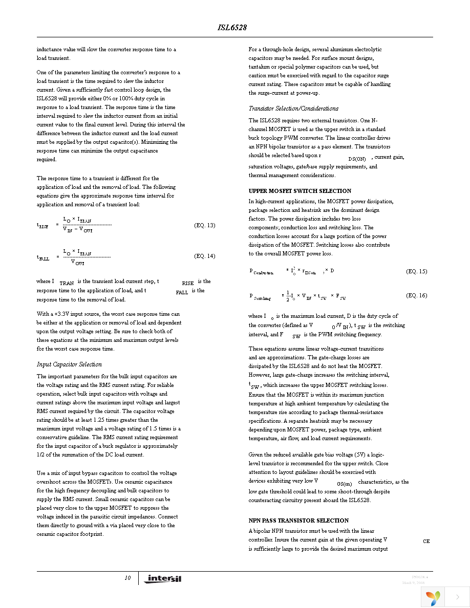 ISL6528CBZ-T Page 10