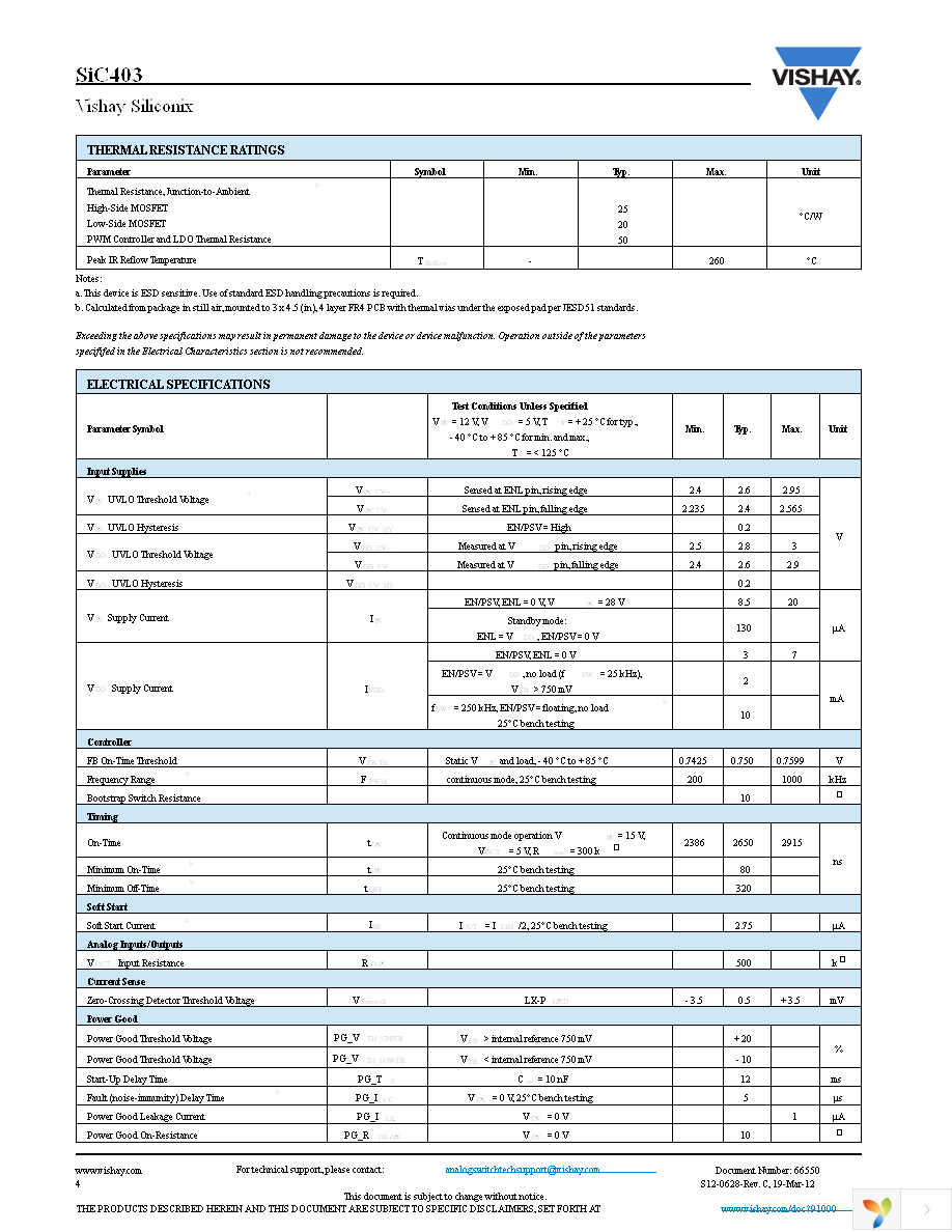 SIC403CD-T1-GE3 Page 4