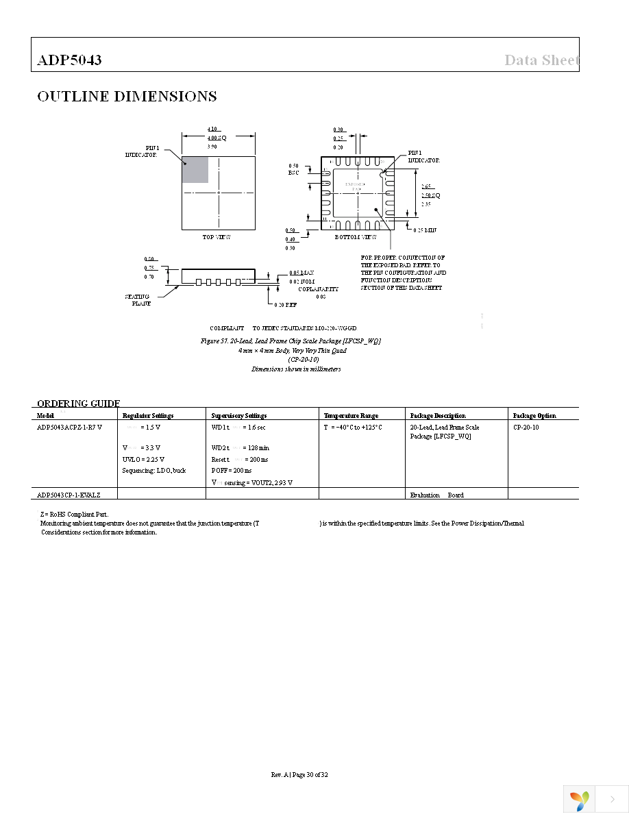 ADP5043ACPZ-1-R7 Page 30