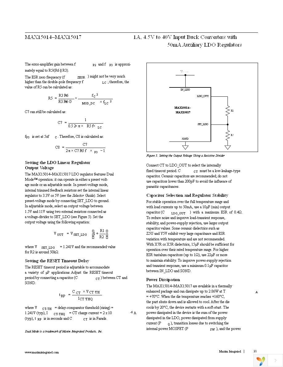 MAX15017BATX+T Page 21