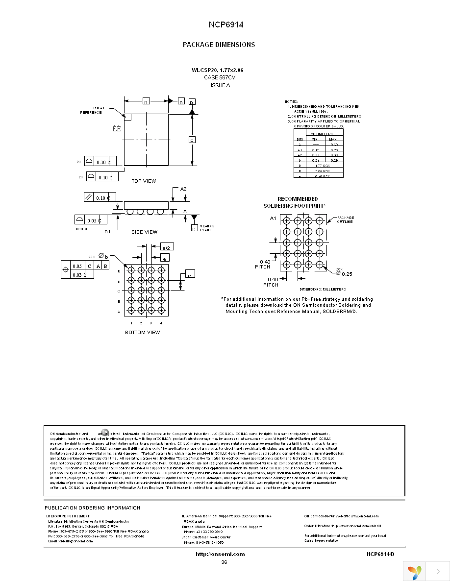 NCP6914AFCAT1G Page 36