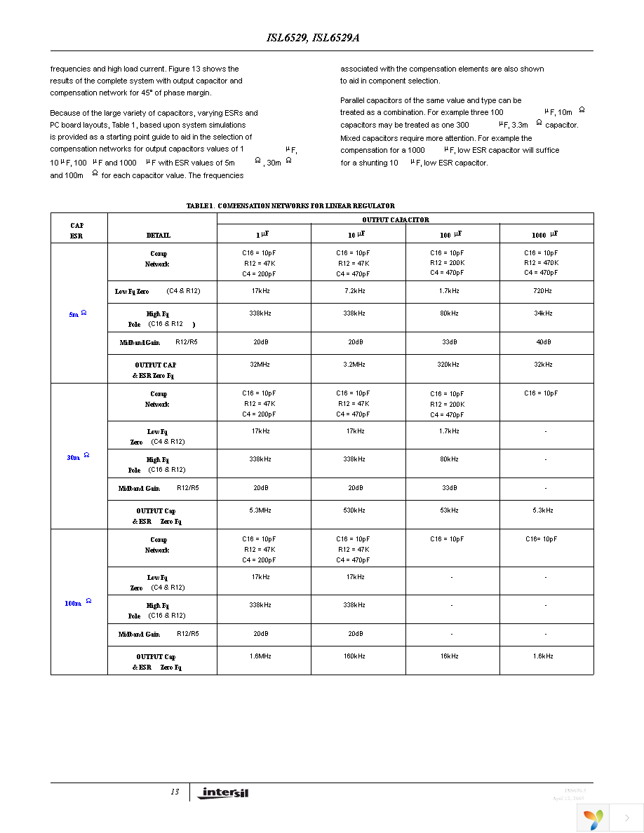 ISL6529CBZ Page 13