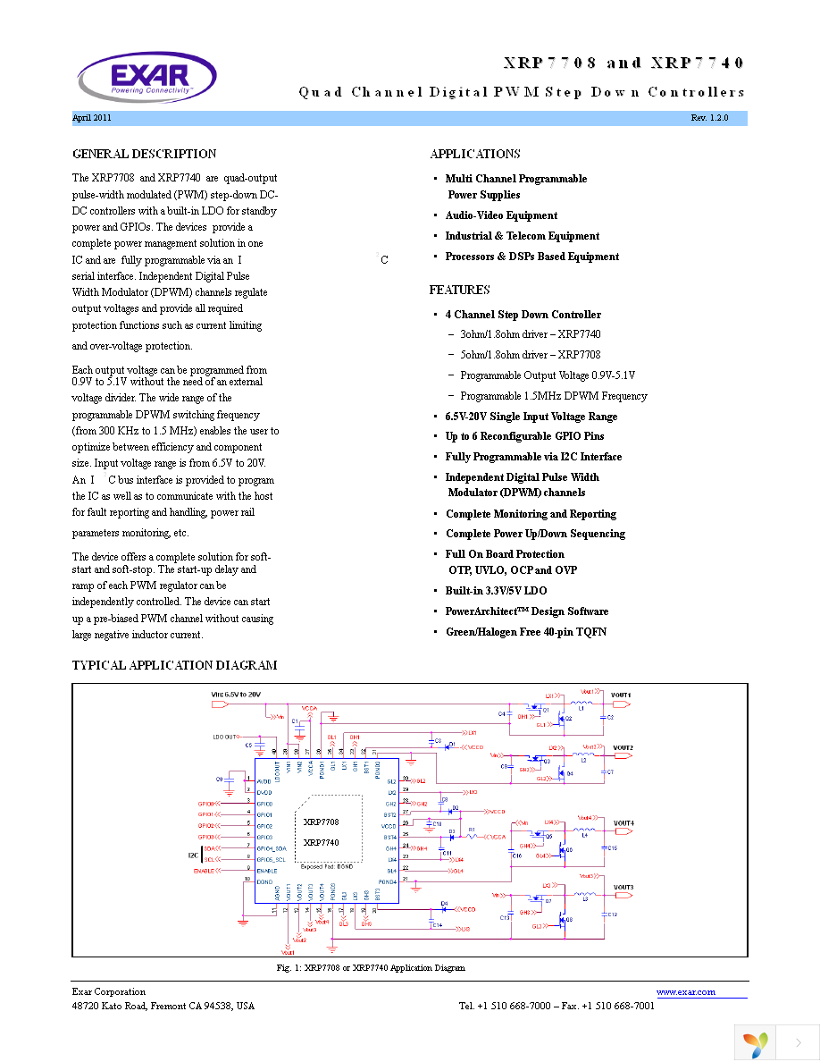 XRP7708ILB-F Page 1