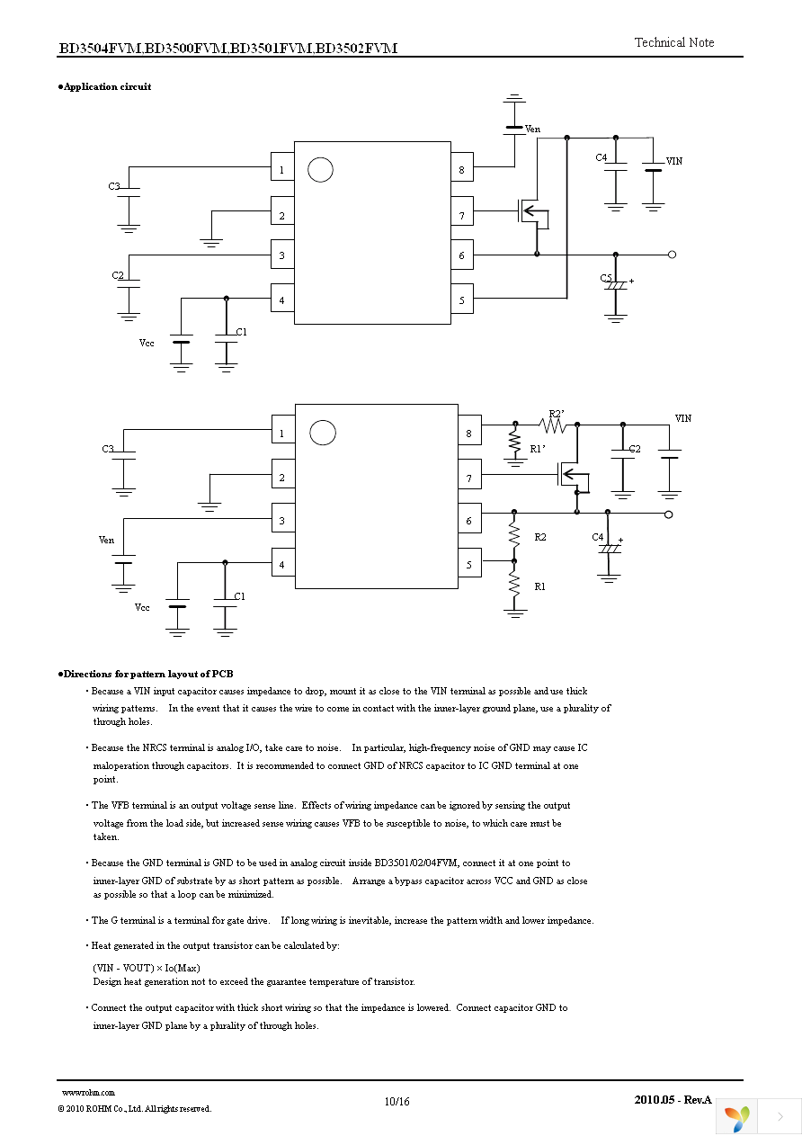 BD3502FVM-TR Page 10