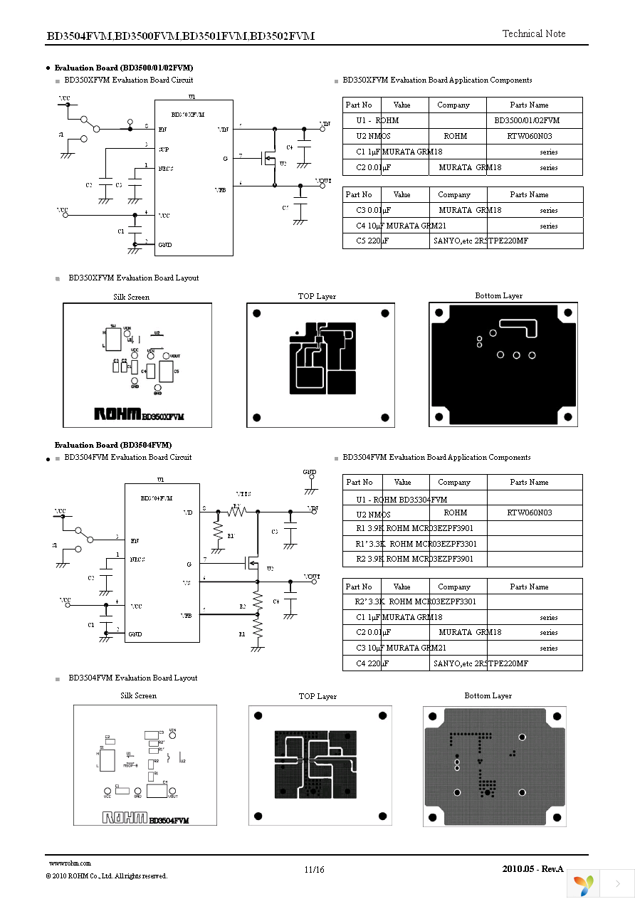 BD3502FVM-TR Page 11