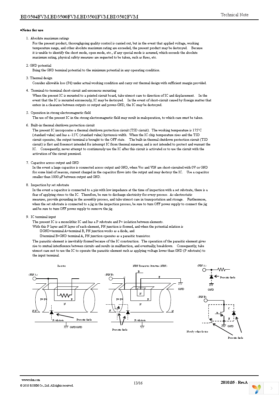 BD3502FVM-TR Page 13