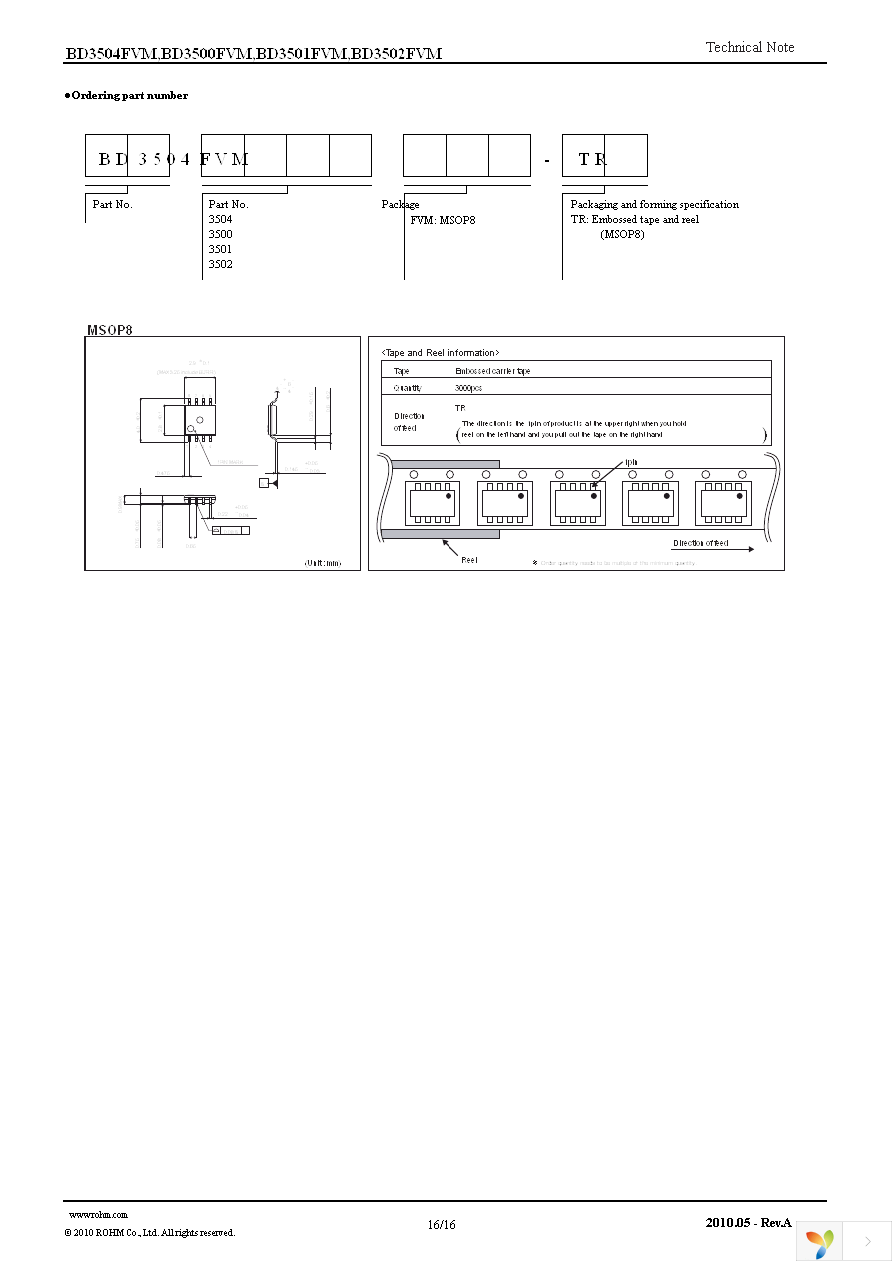 BD3502FVM-TR Page 16