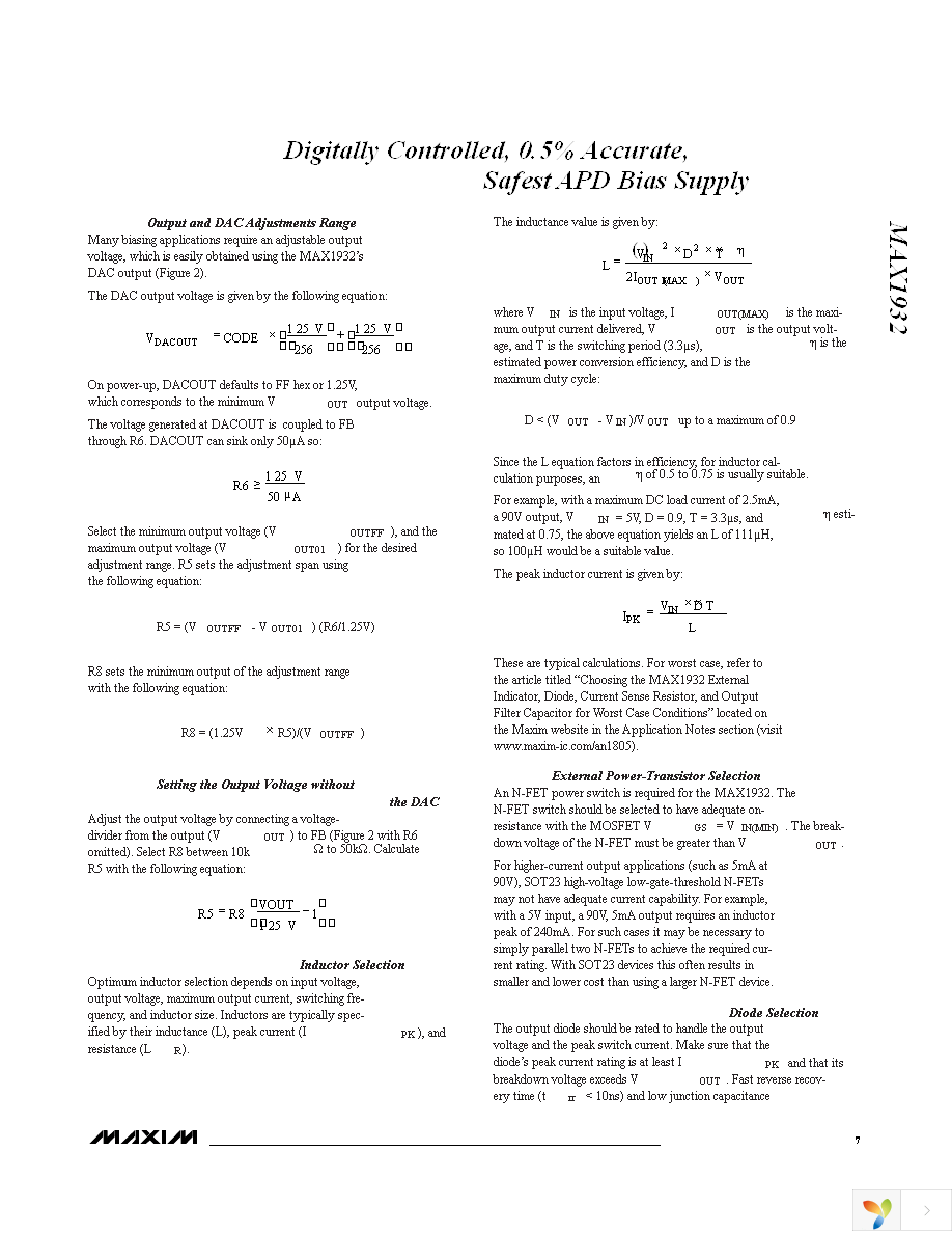 MAX1932ETC+ Page 7