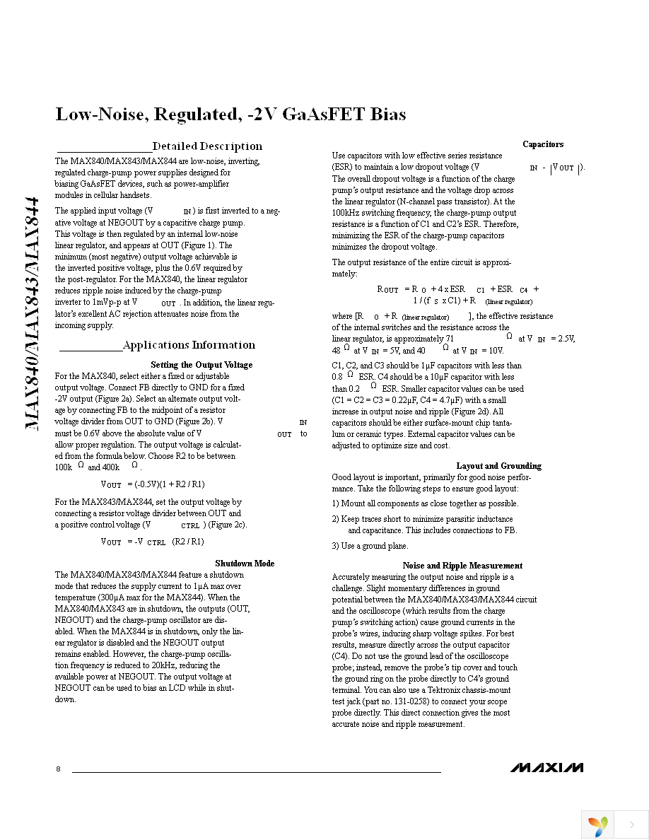 MAX840ESA+ Page 8