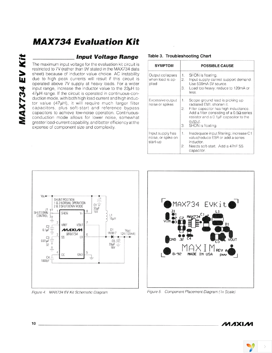 MAX734CSA+ Page 10