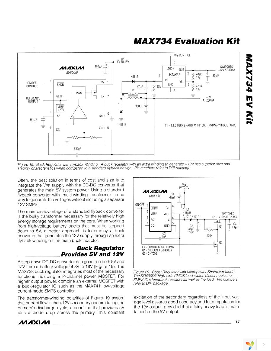 MAX734CSA+ Page 17