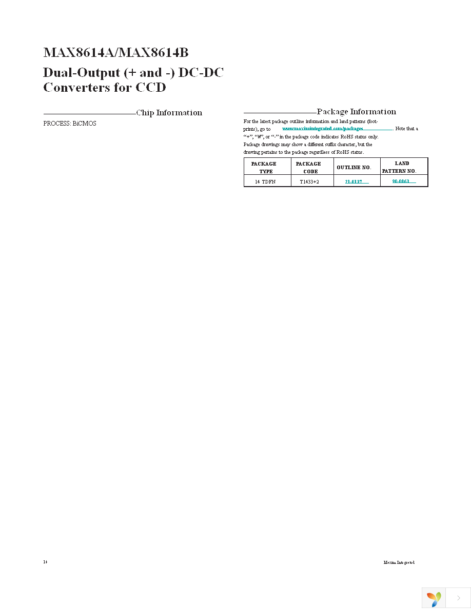 MAX8614BETD+TCK5 Page 14